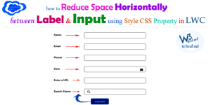 remove Space between labels and input in lwc -- w3web.net